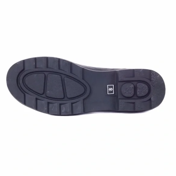 Women Rubber Rain Boots, Black Ankle 5" Garden Booties Rainboots - Picture 3 of 4